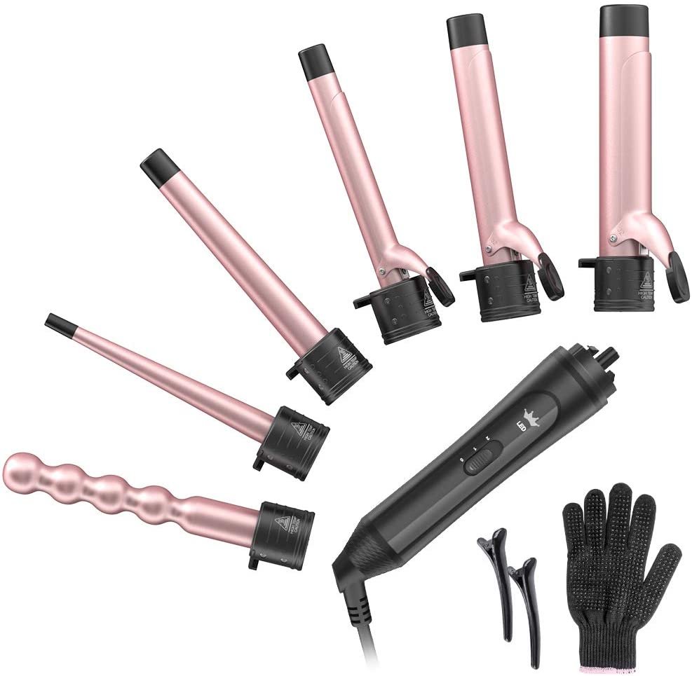 6 IN 1 Curling Iron Professional Curling Wand Set yythkg.jpg