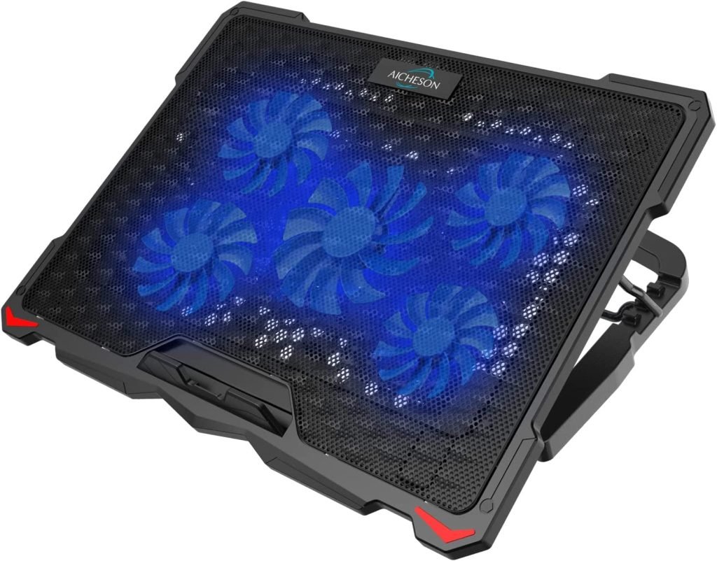 AICHESON Laptop Cooling Pad 5 Fans Up to 17.jpg
