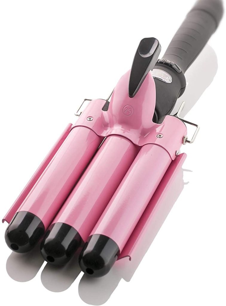 Alure Three Barrel Curling Iron Wand with LCD yythk.jpg