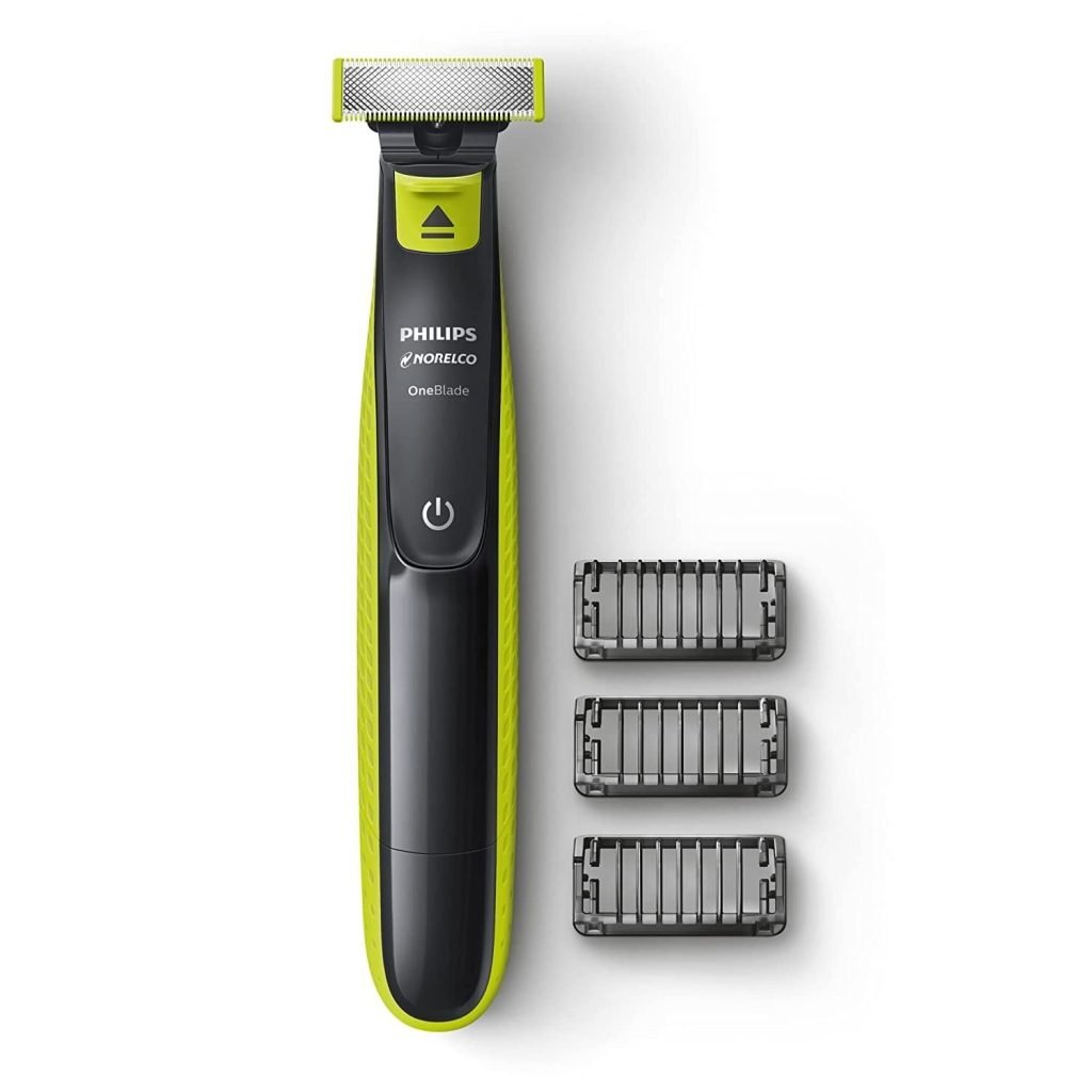 Philips Norelco OneBlade Hybrid Electric Trimmer and yythk.jpg