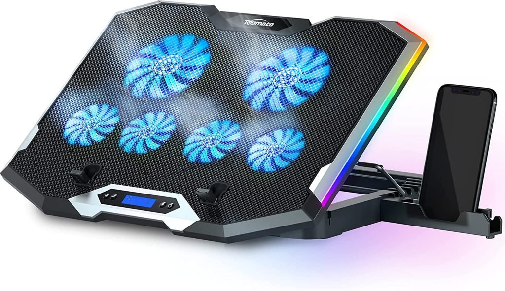 TopMate C11 Laptop Cooling Pad RGB Gaming Notebook .jpg