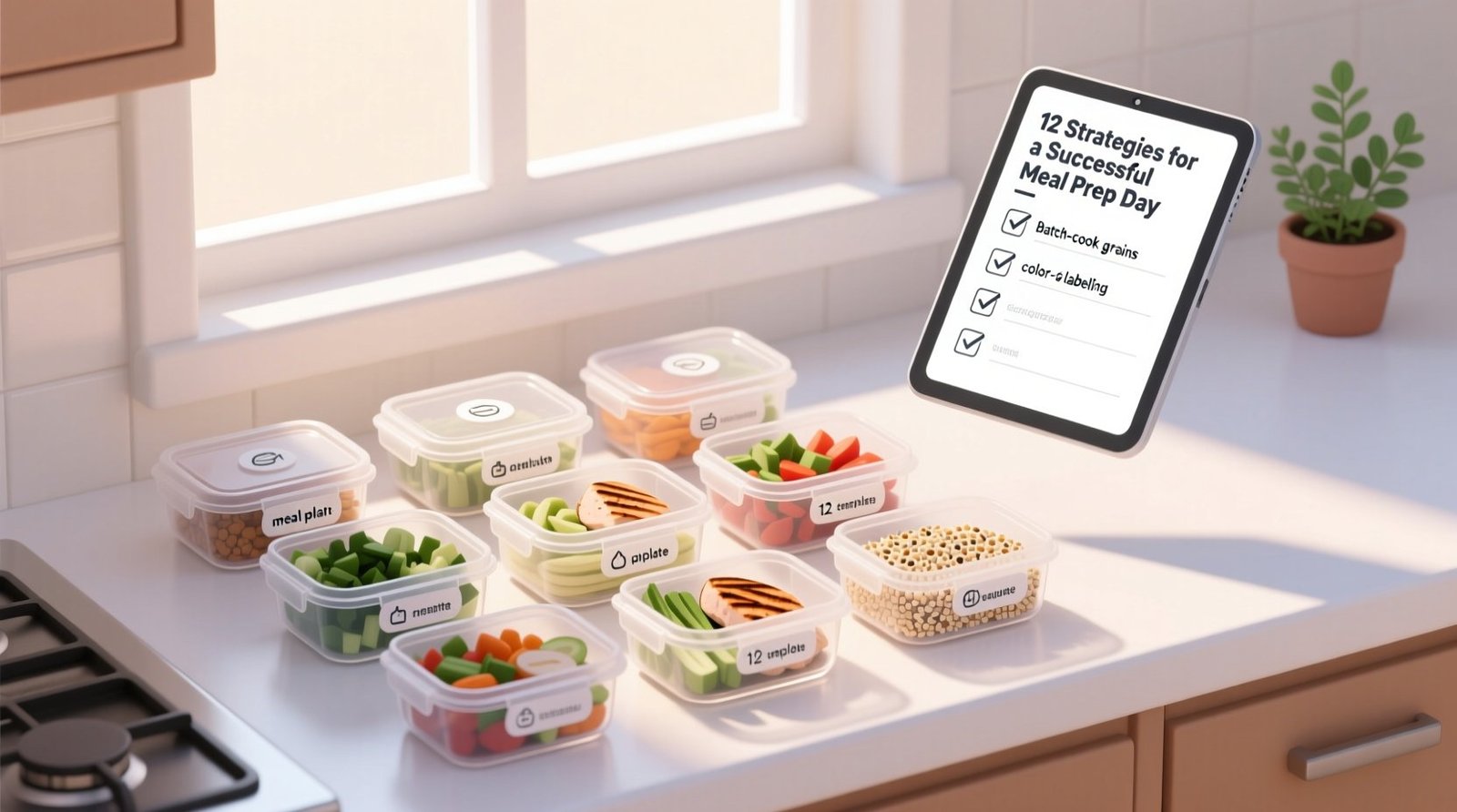 12 Strategies for a Successful Meal Prep Day: Science-Backed Guide