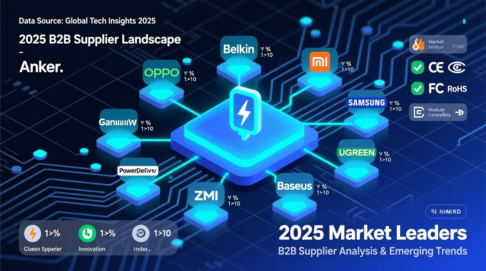 120w fast charger market leaders 2025 b2b supplier analysis trends.jpg