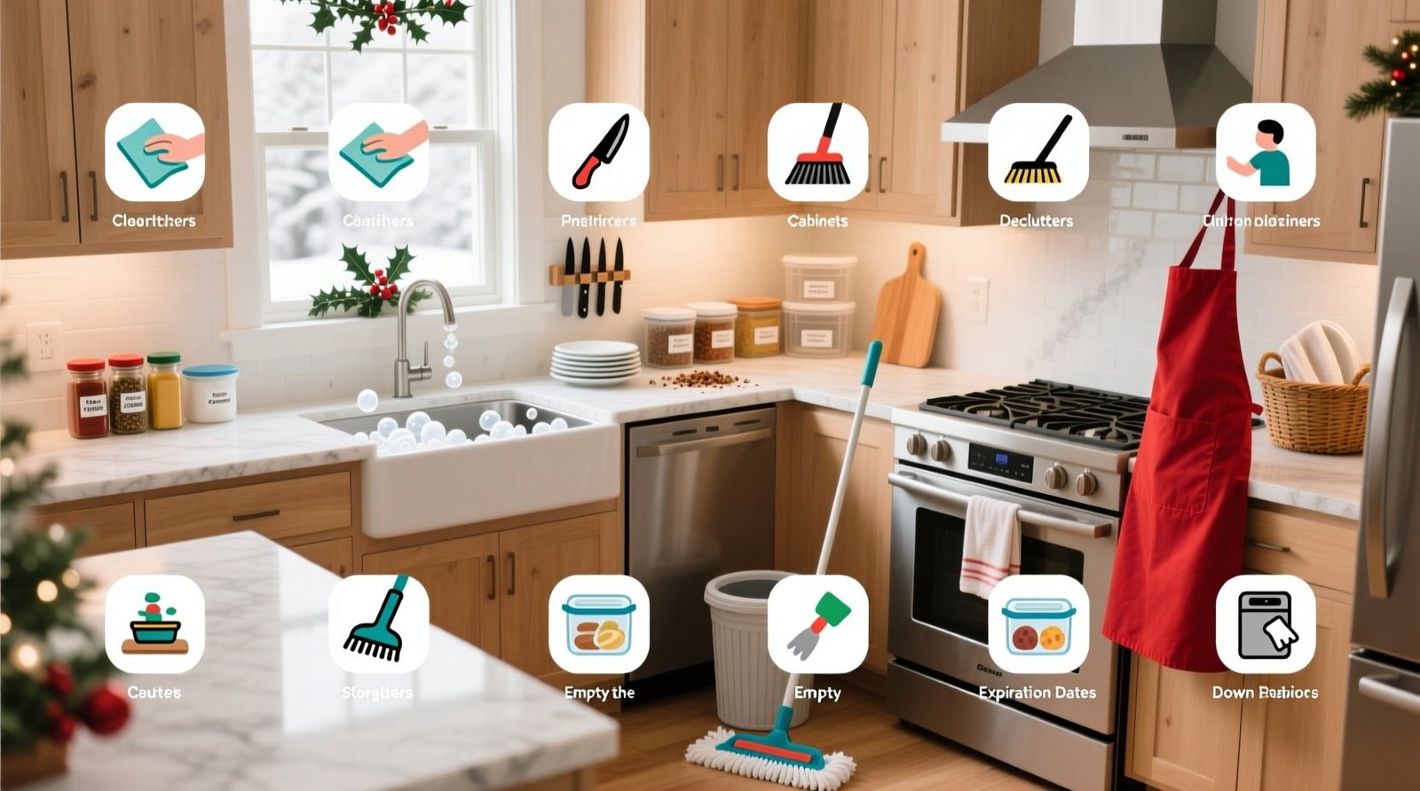 14 Easy Ways to Keep Kitchen Clean During Holidays
