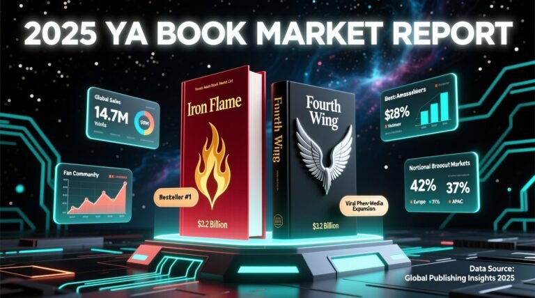 2025 ya book market report iron flame fourth wing top 32b bestsellers list data driven analysis.jpg