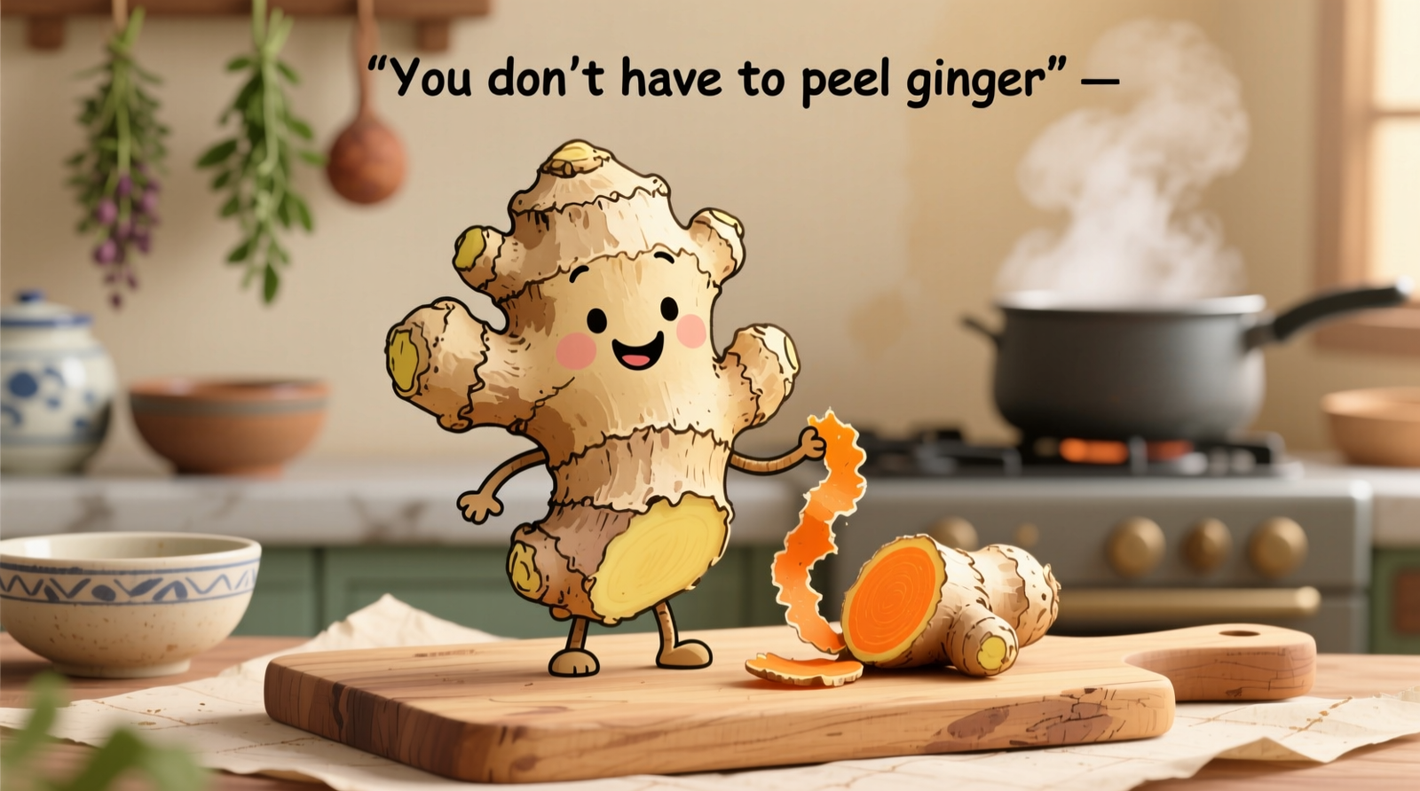You Don’t Have to Peel Ginger: The Science-Backed Truth