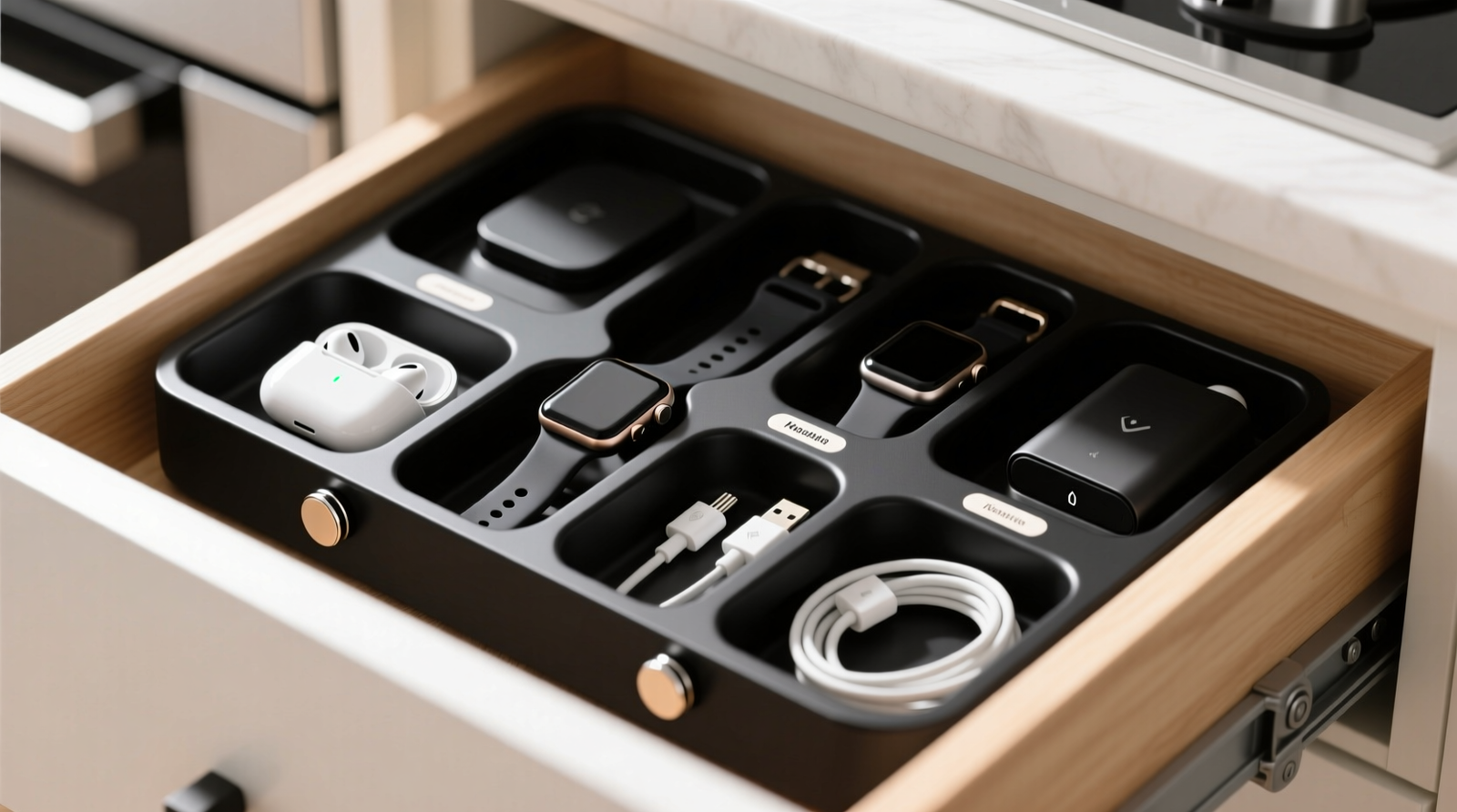 Closet Organization Tips: Hide Wearable Cables Without Tangling