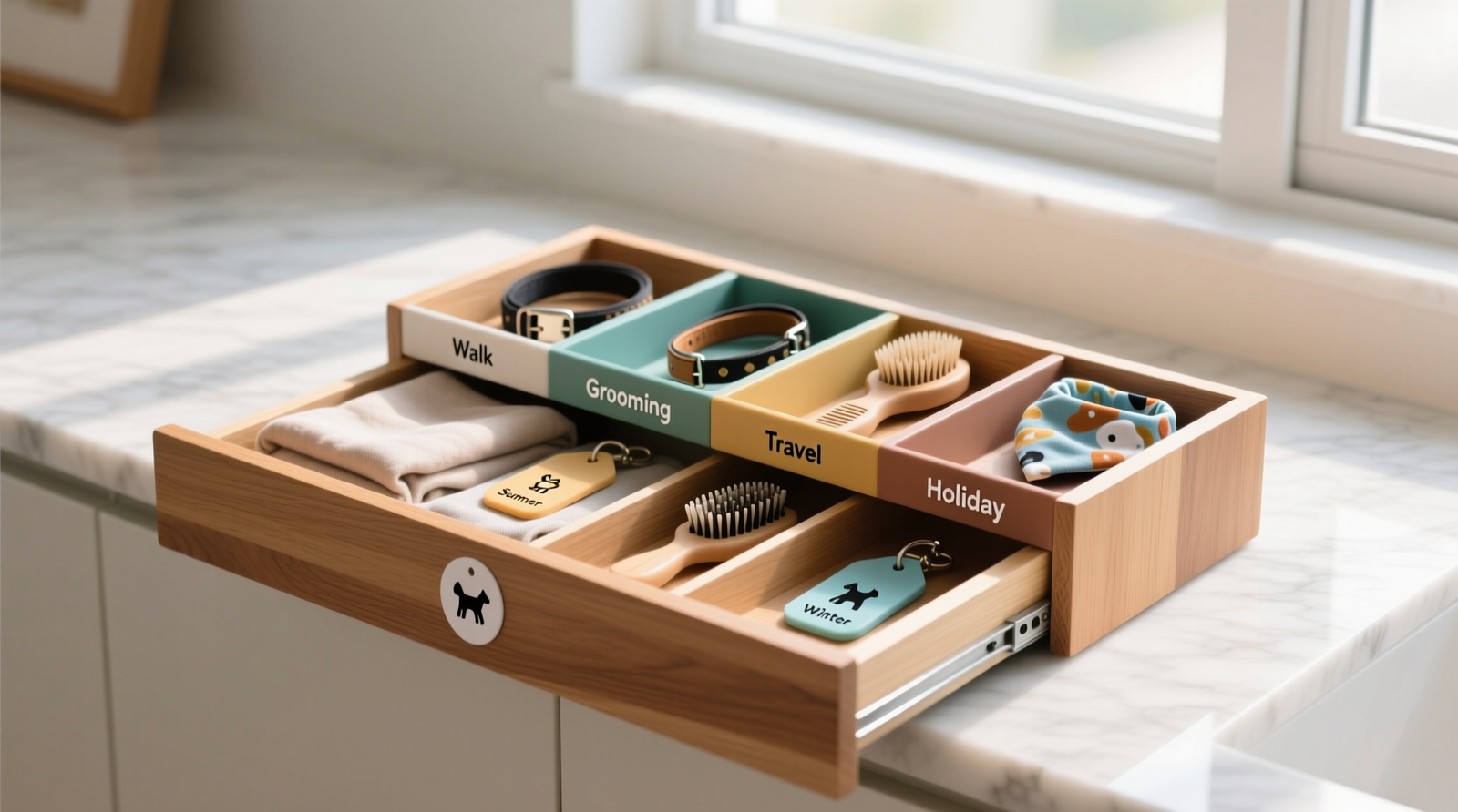 Closet Organization Tips for Pet Bandanas & Leashes