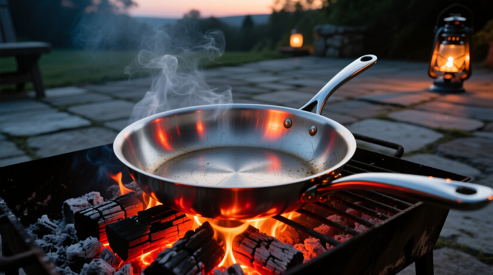 Add an Aluminum Pan Opposite the Coals for Perfect Grill Results