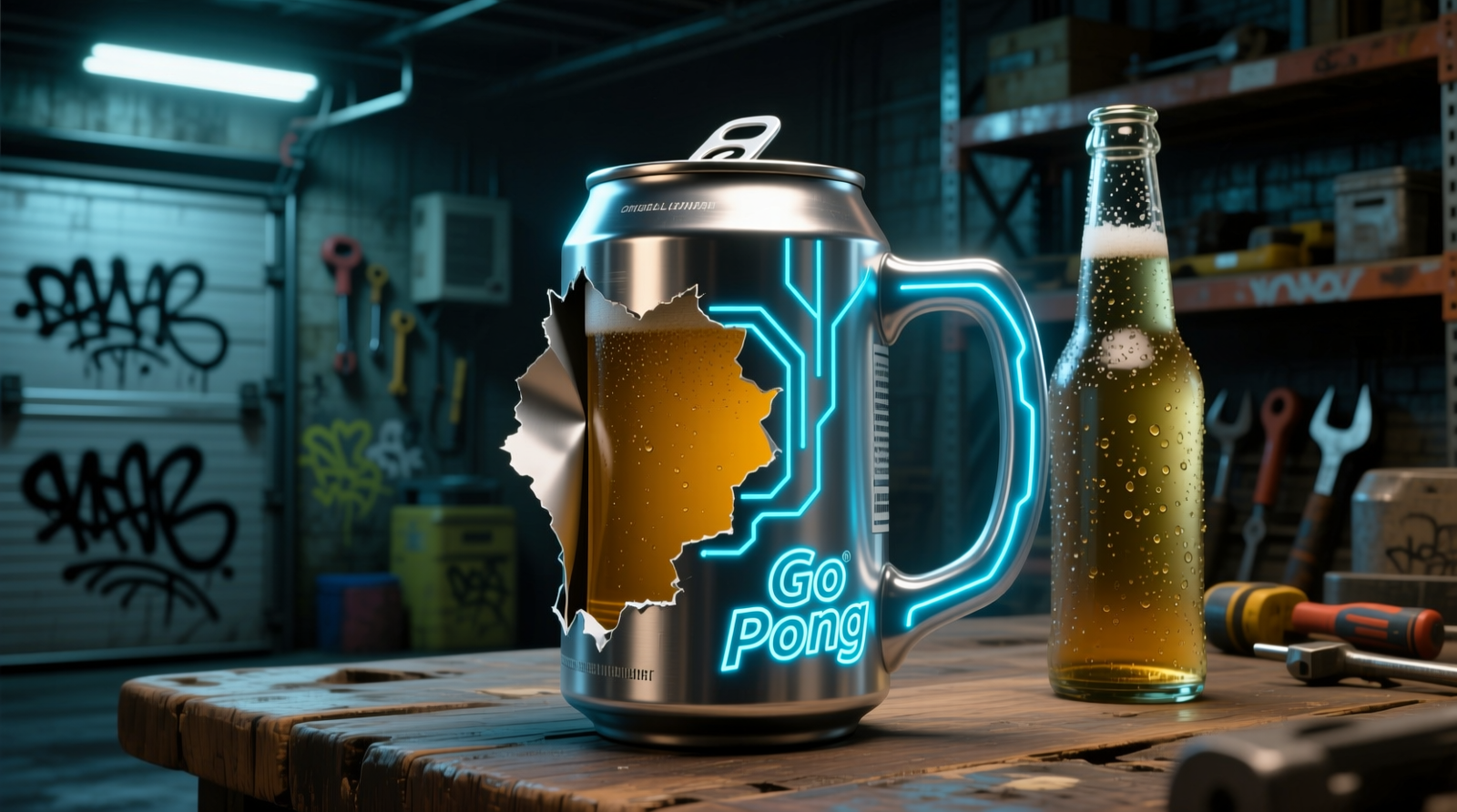 Go Pong Grips Make a Mug Out of Your Beer Bottle or Can—Yes, It’s Science-Backed