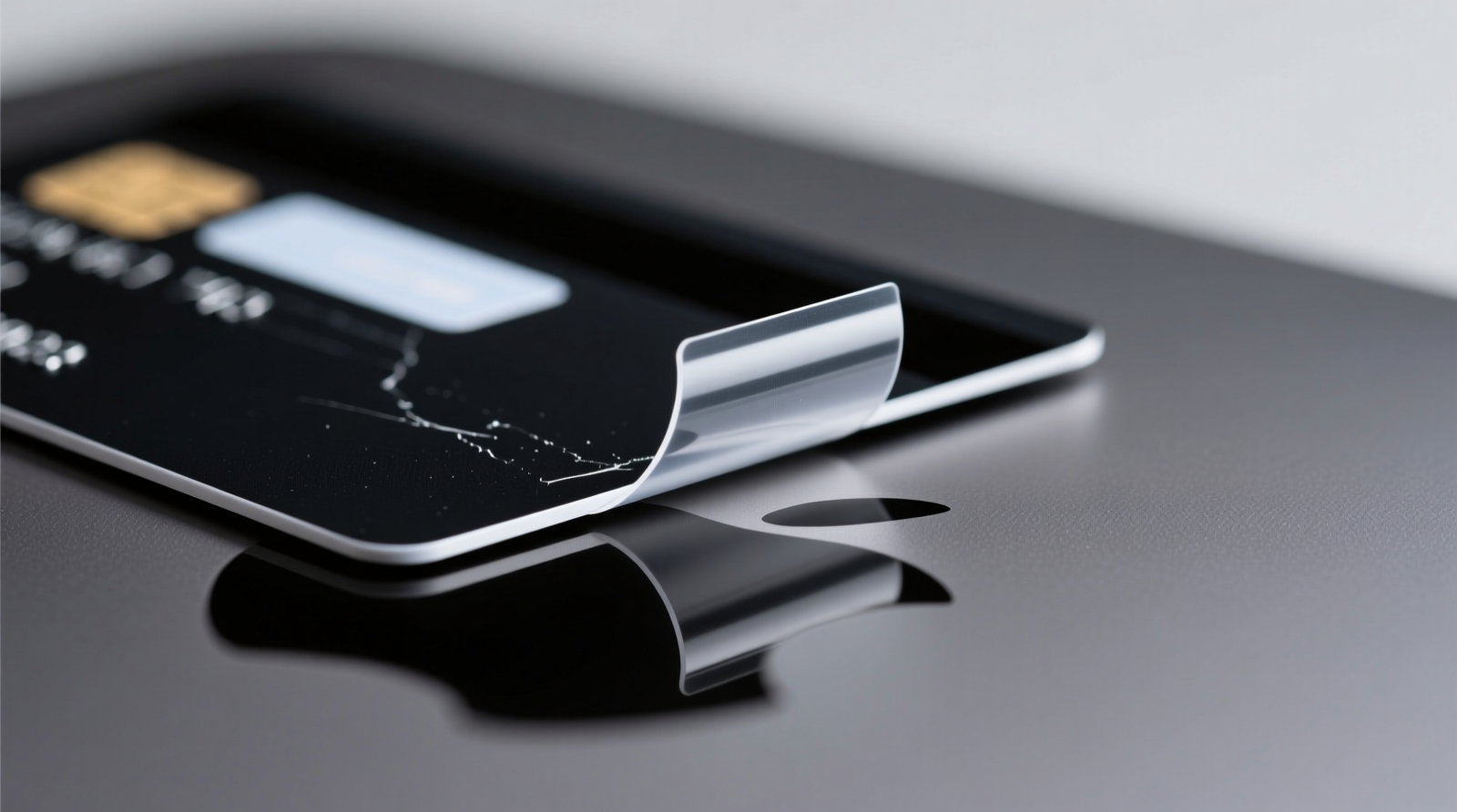 Close-up photo showing a clean white wall section with an anime decal corner lifted, coconut oil applied to exposed adhesive, and parchment paper pressed flat with a small travel iron resting beside it