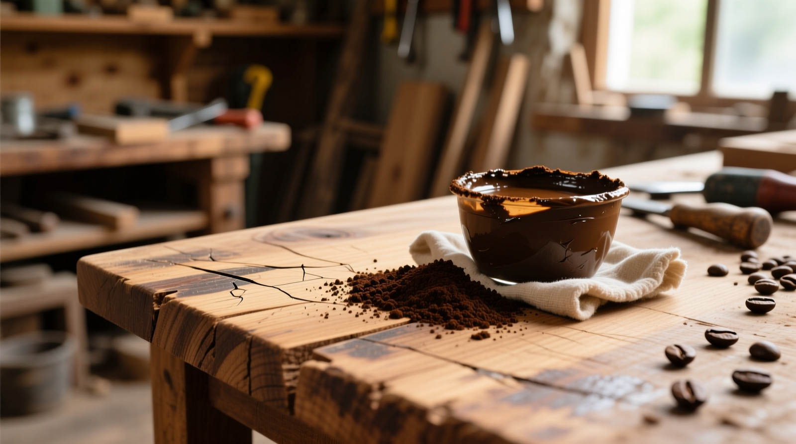 Use Coffee Grounds to Touch Up Furniture Scuffs: Science & Safe Application