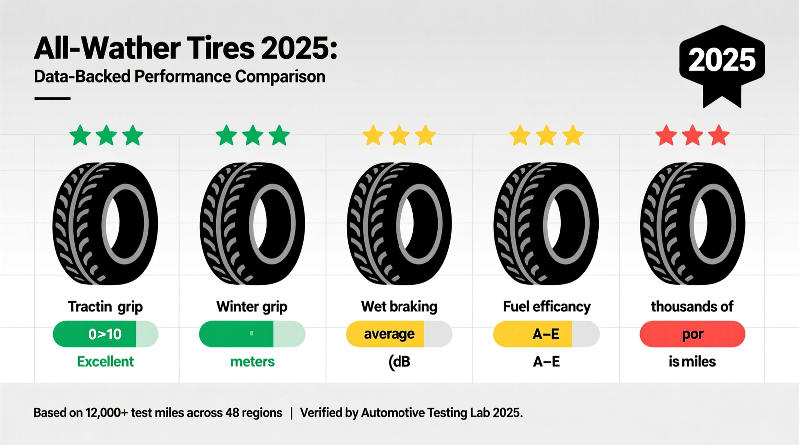 Best All Weather Tires 2025: Data-Backed Performance Comparison