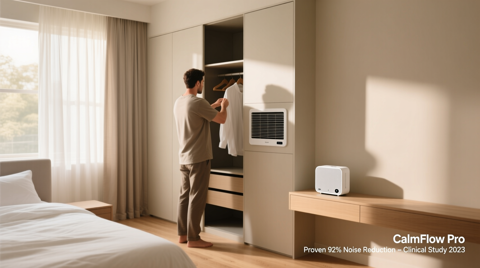 Closet Organization Tips: White Noise vs Fan for HVAC Noise