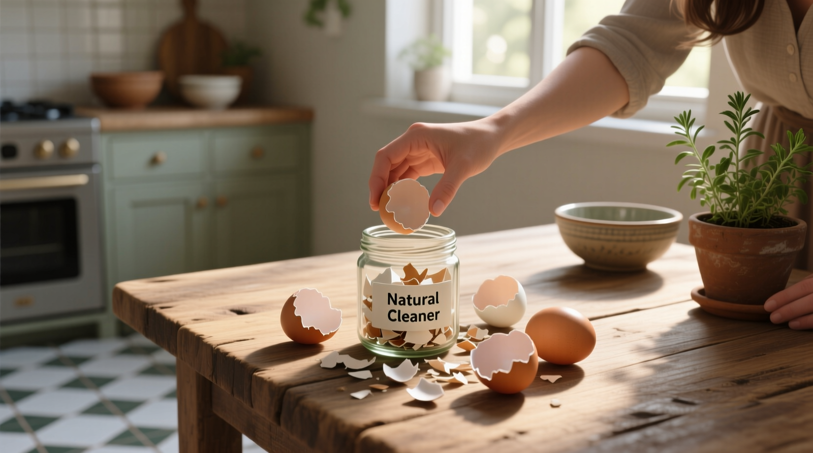 Cleaning with Eggshells: What Works, What Doesn’t, and How to Use Them Safely