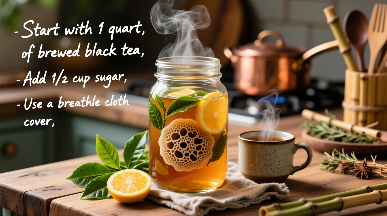 How to Brew Your First Batch of Kombucha: A Science-Backed Guide