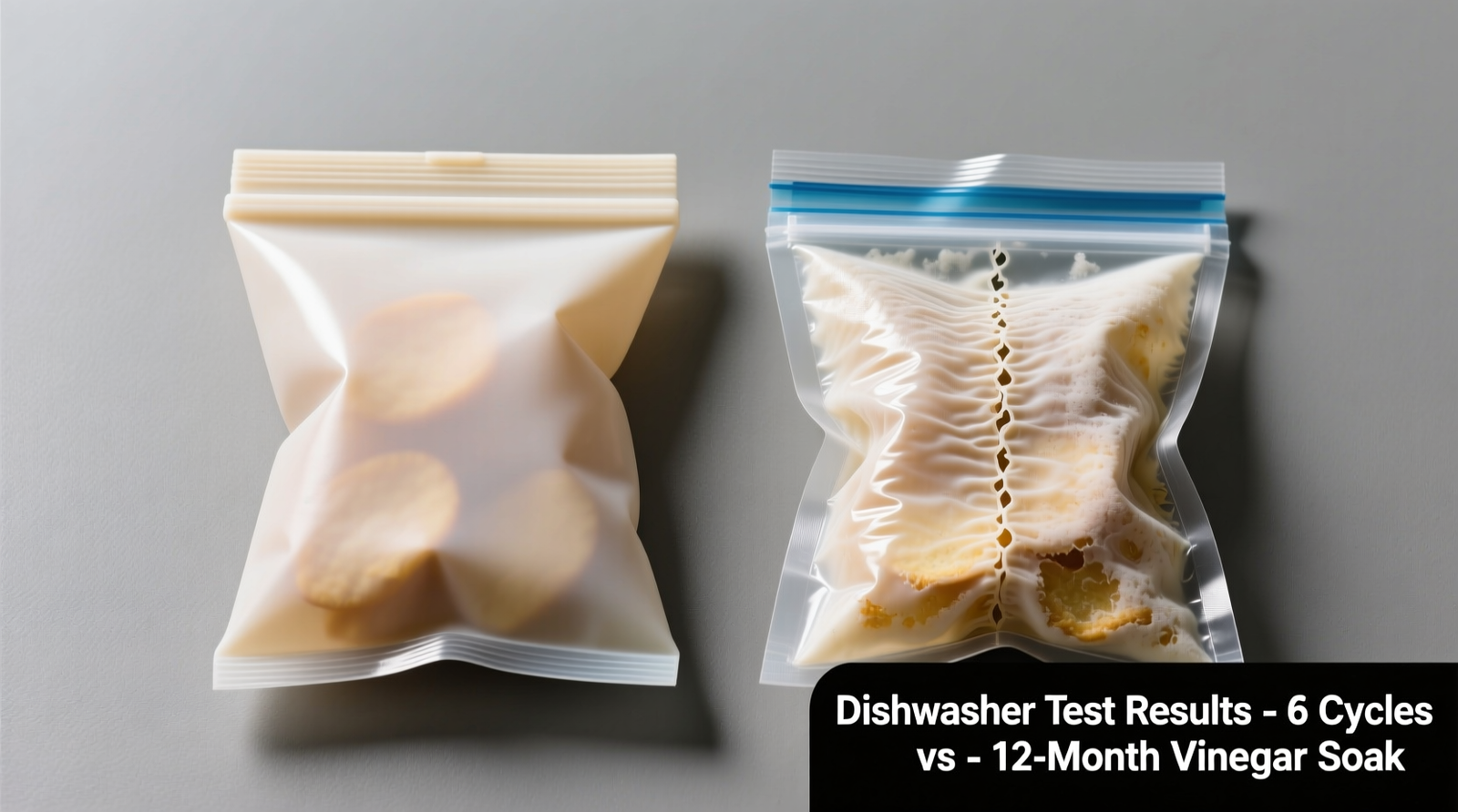 Close-up photo showing a silicone snack pouch inverted on a stainless steel drying rack with airflow, zipper fully open and visible, no moisture droplets present—demonstrating proper air-drying posture to prevent seal compression and condensation buildup