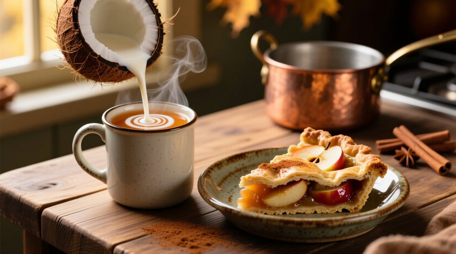 Add Coconut Milk to Hot Cider for an Apple Pie in a Gl: Science-Backed Method