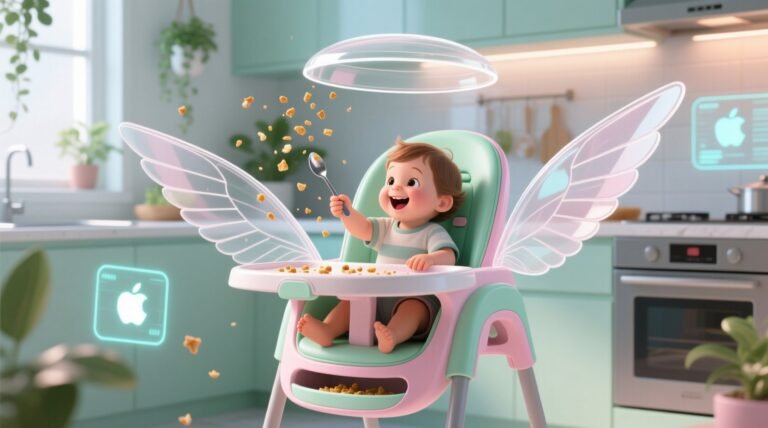 Add wings to a high chair to prevent food spills not safe or effective.jpg