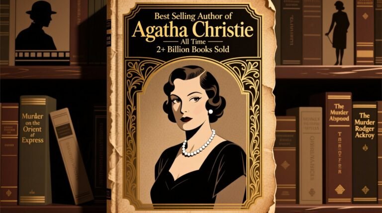 Agatha christie best selling author of all time with 2 billion books sold.jpg
