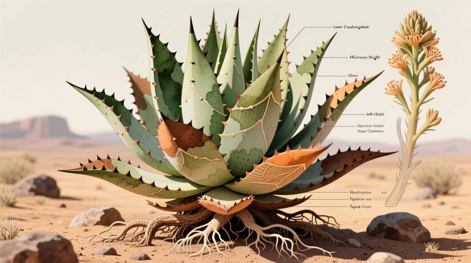 Agave plant lower classifications subgenus section series explained.jpg