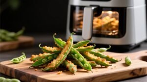 Air fryer green beans recipe crisp nutrient rich equipment safe.jpg