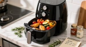 Air fryer meal prep evidence based workflow safety rules.jpg