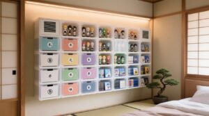 Anime closet organization dust free fatigue resistant.jpg