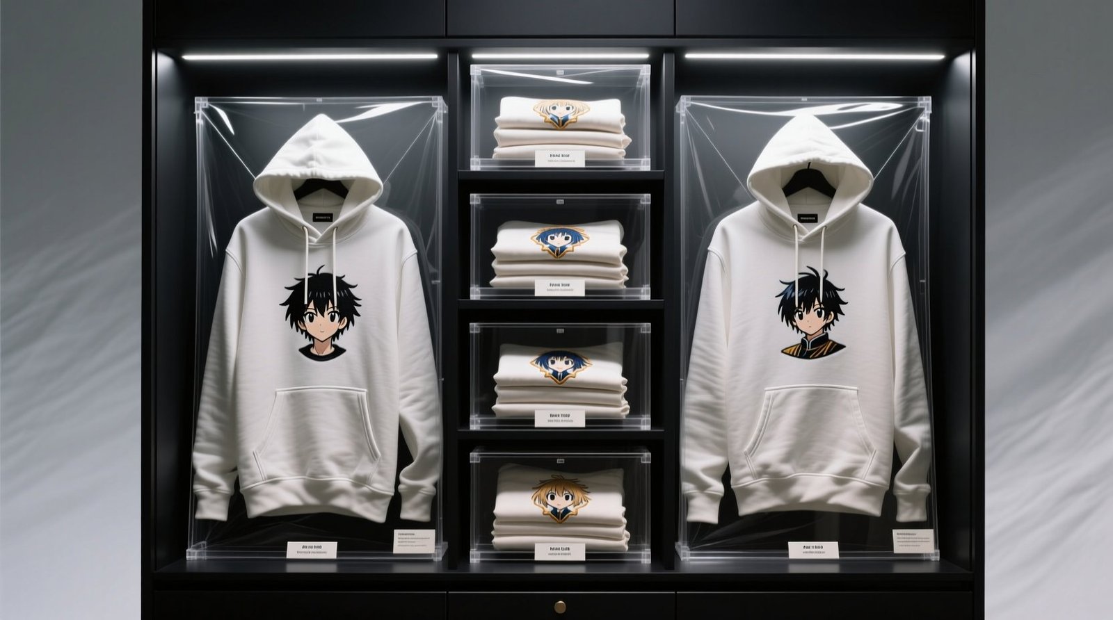 Anime hoodie storage without flattening logos.jpg