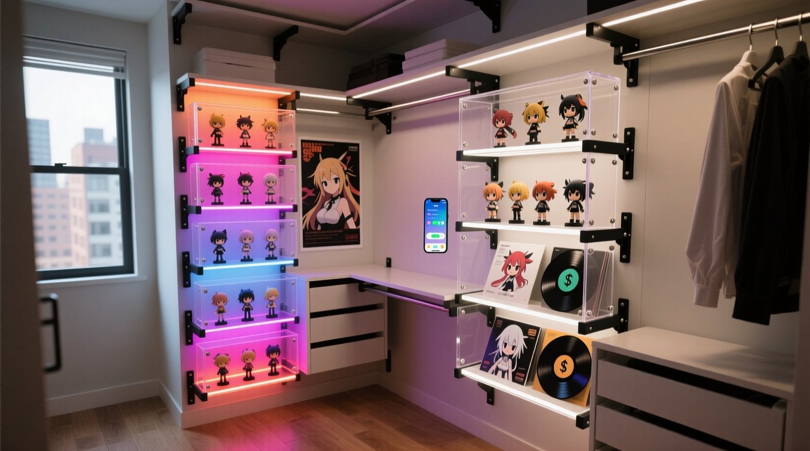 Anime merch closet organization tips.jpg