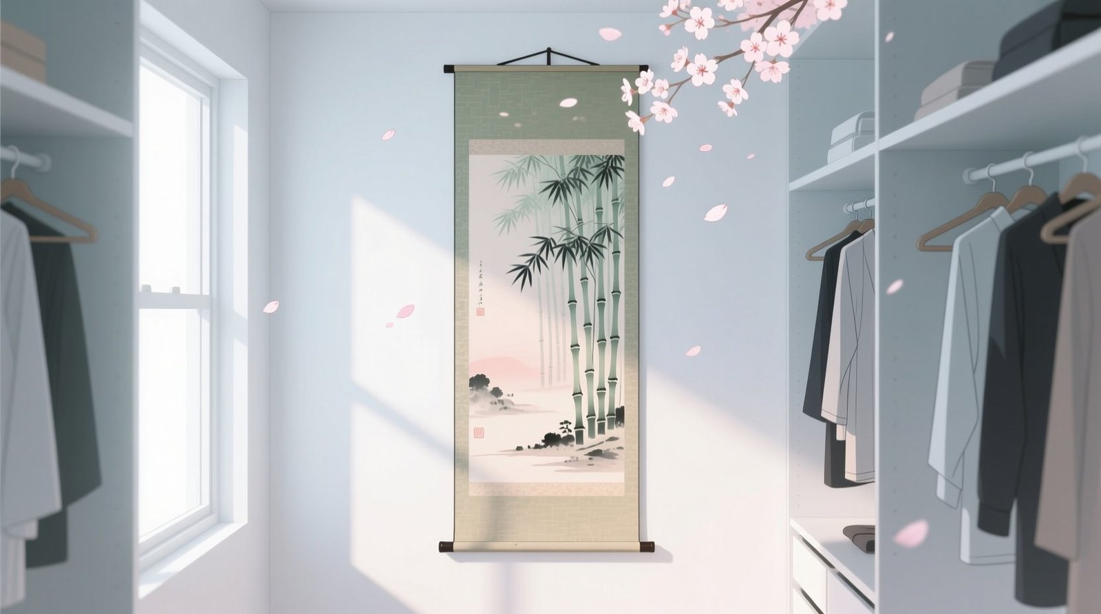 Anime wall scrolls for closet organization.jpg