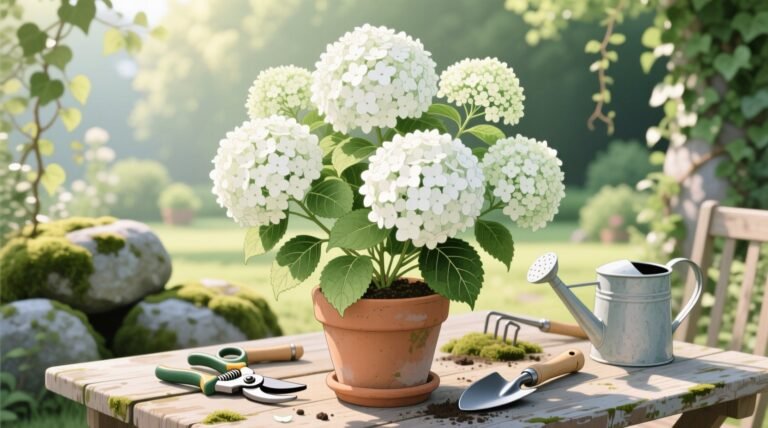 Annabelle hydrangea care guide pruning watering soil tips.jpg