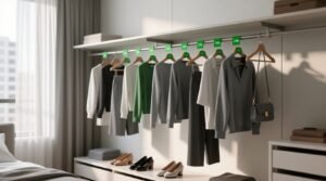 Arrange outfits by last worn to cut down decision time.jpg