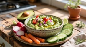 Avocado ranch dip how to make it stay green creamy 3 day freshness.jpg