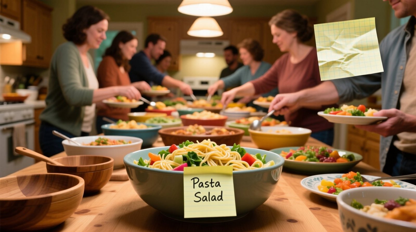 Avoid Space Issues at Potluck Buffets with Post-it Note: The Science-Backed Labeling System