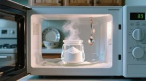 Baking soda in the microwave safe effective cleaning method.jpg