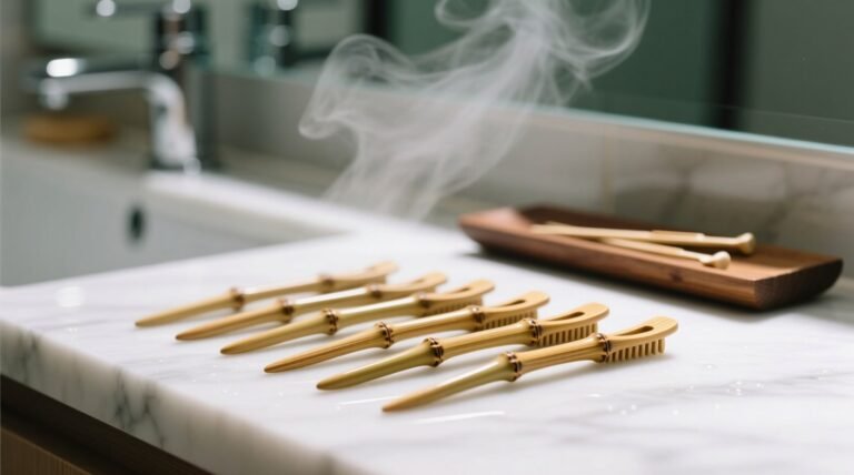 Bamboo vs wooden bobby pins in humid bathrooms.jpg