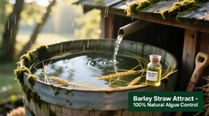 Barley straw extract for rain barrel algae.jpg