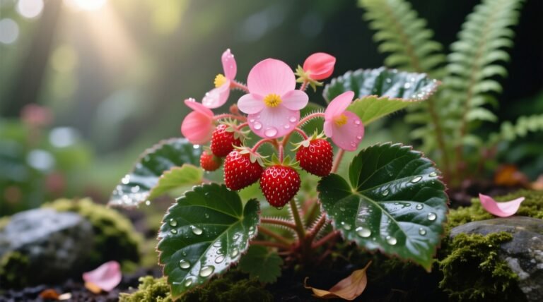 Begonia strawberry care water light pruning guide.jpg