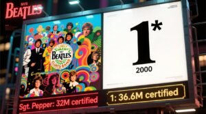 Best selling beatles album 2025 sgt pepper 32m vs 1 366m certified data.jpg