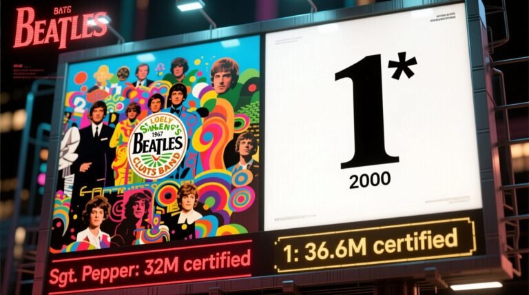 Best selling beatles album 2025 sgt pepper 32m vs 1 366m certified data.jpg