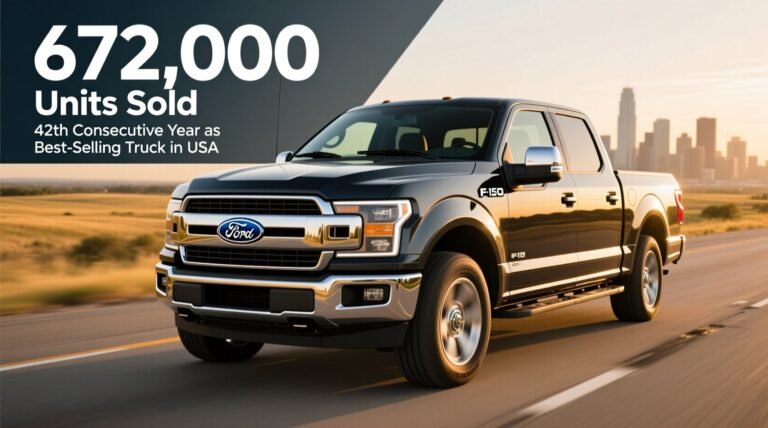 Best selling truck in usa 2024 ford f series sales data 672k units 42nd year.jpg
