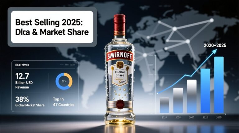 Best selling vodka in the world 2025 smirnoff sales data market share.jpg