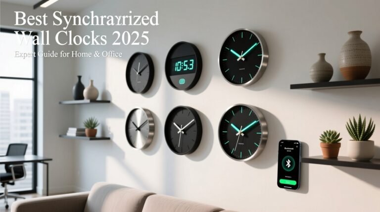 Best synchronized wall clocks 2025 expert guide for home office.jpg