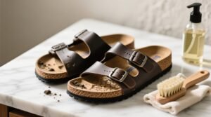 Birkenstock cleaning hack non toxic sole safe eco effective.jpg