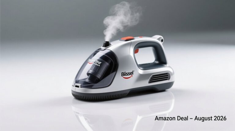 Bissell steam shot omnireach handheld steam cleaner eco cleaning facts aug 2026.jpg