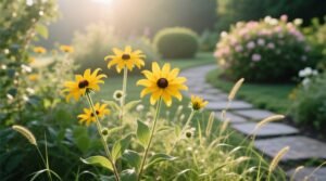 Black eyed susan in garden planting care troubleshooting guide.jpg
