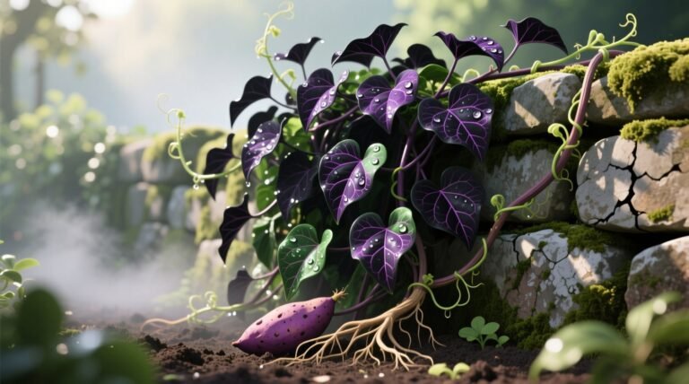 Blackie sweet potato vine care pruning overwintering guide.jpg