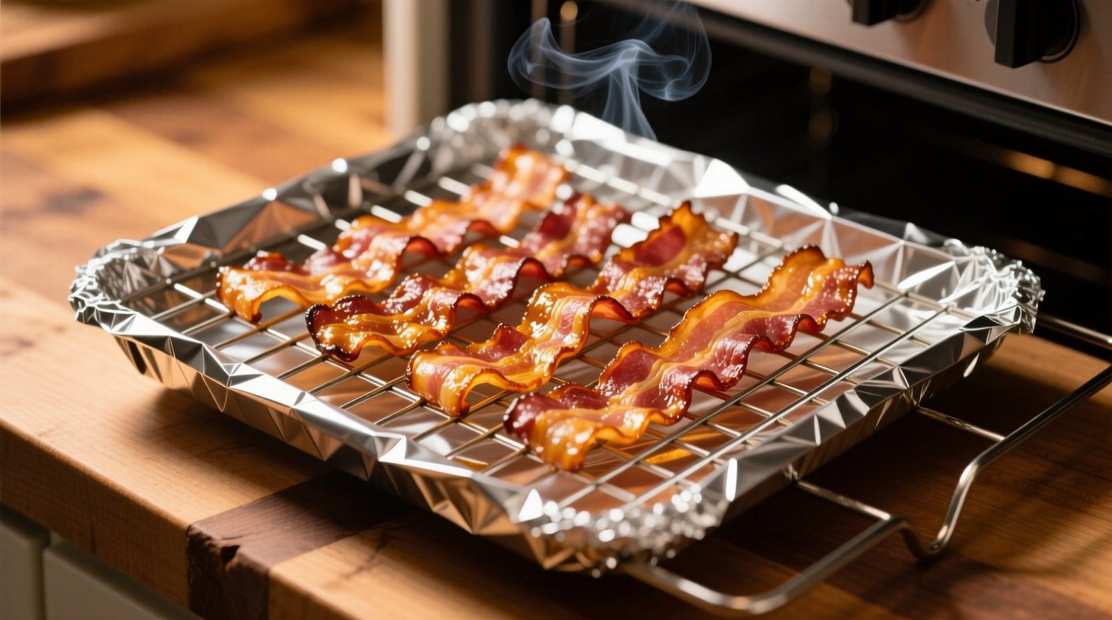Boost Your Oven-Baked Bacon with an Aluminum Foil Rack: Science-Backed Method