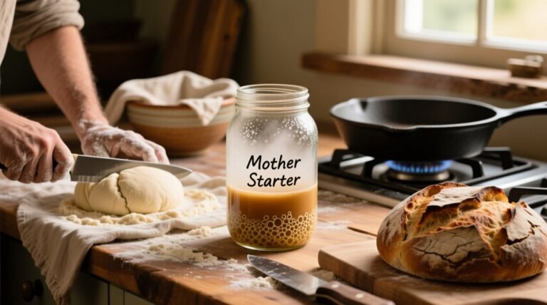 Bread baking starter along how to make sourdough bread science backed guide.jpg